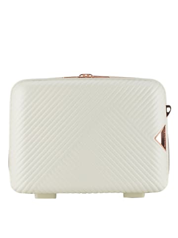 Wittchen Suitcase from polyester material (H) 25 x (B) 35 x (T) 19 cm in Weiß