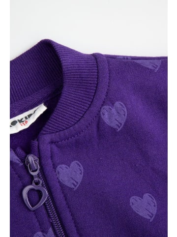 MOKIDA Reißverschlussjacke in violett
