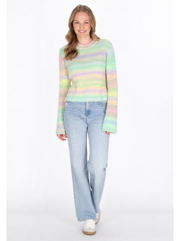 myMo Sweater in lime multicolor