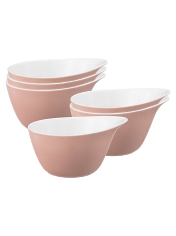 Seltmann Weiden 6er Set Müslischalen Life Fashion 16 x 14 cm in Posh Rose
