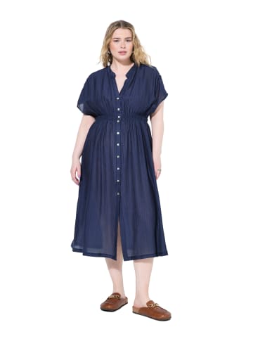 Studio Untold Midikleid in jeans blau