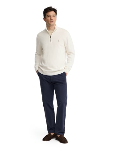 Polo Club Pullover RIGBY GO ZIPPER COTTON VO in Ecru