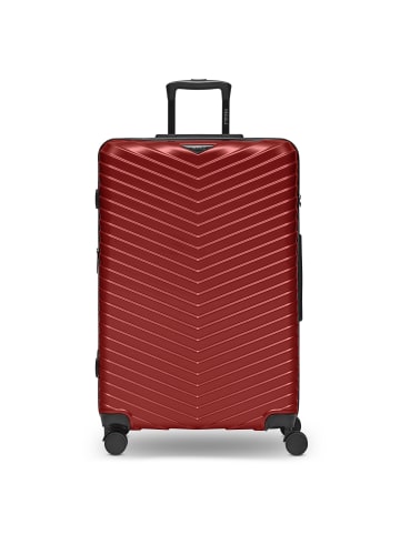 Redolz Essentials 18 4 Rollen Trolley 76 cm mit Dehnfalte in metallic-red shiny