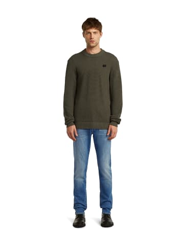 G-Star Raw Strick mit Wabenstruktur asfalt