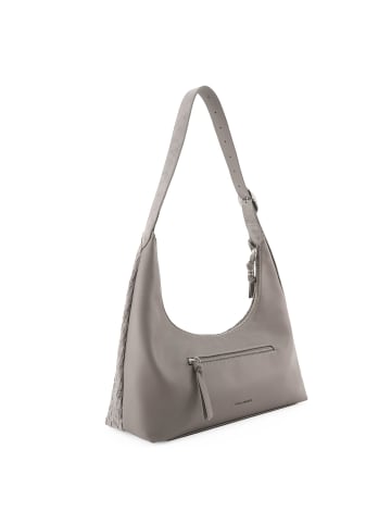 FREDs BRUDER Weave Harmony Schultertasche Leder 18.5 cm cool grey