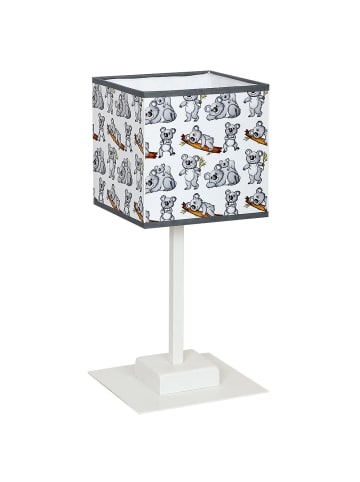 Licht-Erlebnisse Tischlampe (B)16 x (L)16 x (H)39 cm in Weiß Schwarz Bunt