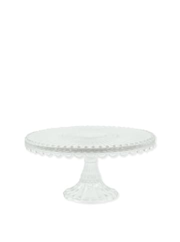 Greengate Tortenplatte Kuchenplatte aus Glas Alice in klar