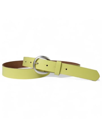 FRONHOFER Ledergürtel in Lemon