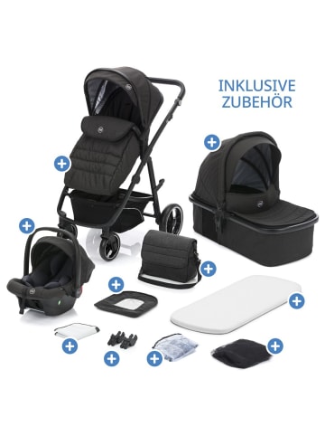 fillikid 3-1 Kombi-Kinderwagen-Set Fill Jaguar mit in grau