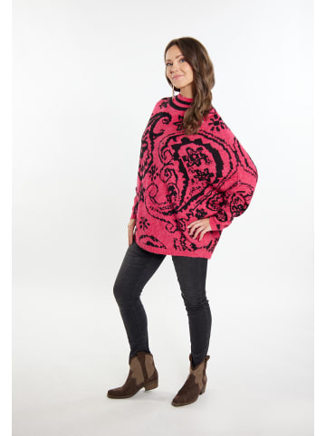 VIRITA Women Poncho-Pullover in Rot