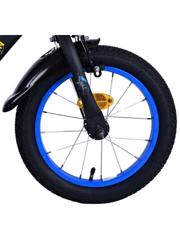 Volare Kinderfahrrad Batman 14 Zoll, ohne Rücktrittbremse in schwarz