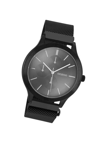 Oozoo Analog-Armbanduhr Oozoo Timepieces schwarz groß (ca. 45mm)