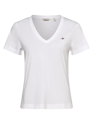 Gant T-Shirt in weiß