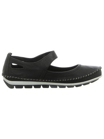 Gemini Riemchenballerina in schwarz