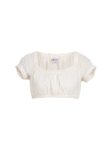 Nübler Dirndlbluse Kurzarm Sofia in Creme