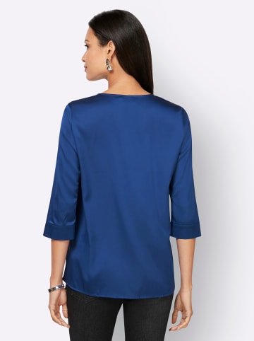 creation L Bluse in royalblau
