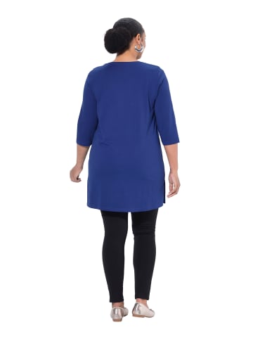 Ulla Popken Longshirt in dunkelblau