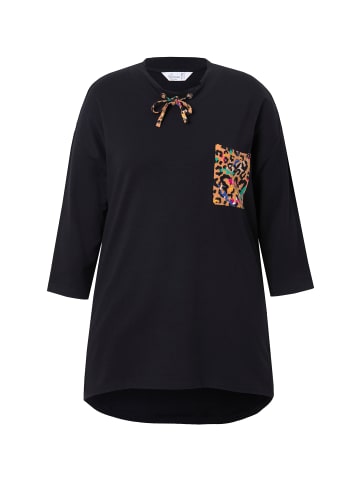 MIAMODA Sweatshirt in schwarz