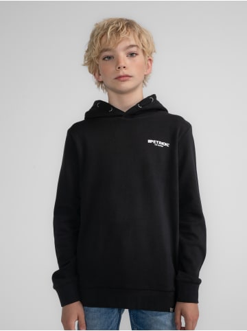 Petrol Industries Hoodie mit Logodruck Willow in Schwarz