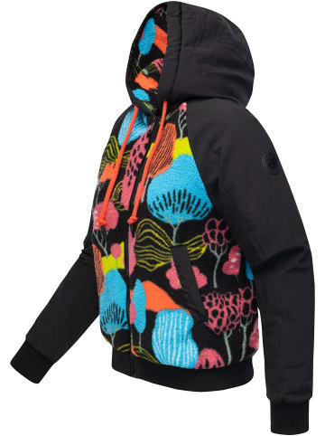 ragwear Plüschjacke Talianita Print YOUMODO in Multi Combo