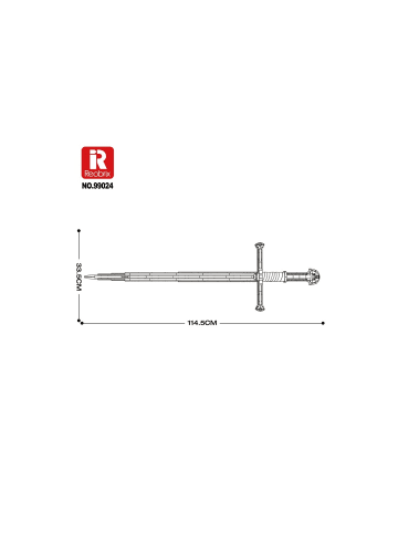 Reobrix Narthil Schwert Klemmbaustein Set 521 Teile