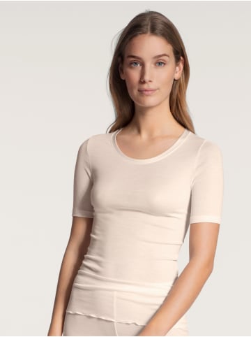 Calida Top kurzarm in Light Ivory