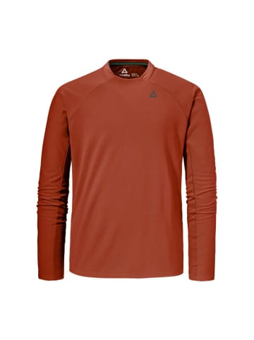Schöffel T-Shirt "Longsleeve Style Enixa MEN" in dark crabapple