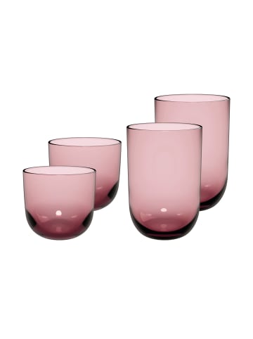 like. by Villeroy & Boch 4er Set Trinkgläser Like Glass in Grape
