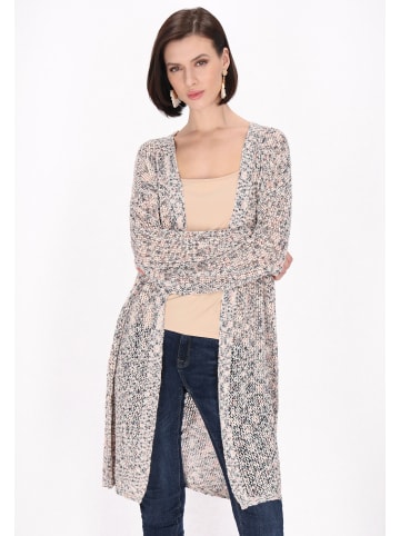 VIRITA Women Cardigan in Navy Multicolor