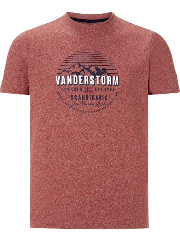 Jan Vanderstorm T-Shirt FINNMARVIN in dunkelrot melange