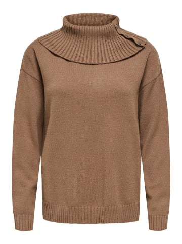 ONLY Strickpullover in Cocoa Créme
