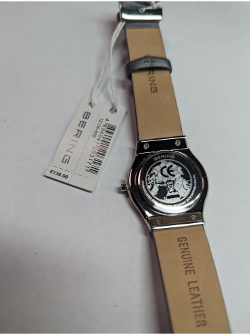 Bering Analoguhr für Damen in grau