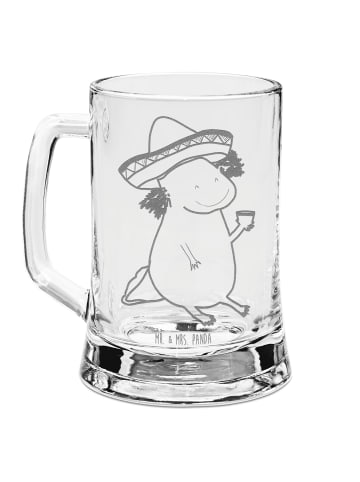Mr. & Mrs. Panda Bierseidel Axolotl Tequila ohne Spruch in Transparent