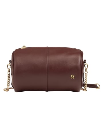 DuDu Abigail Umhängetasche Leder 19.5 cm in chocolate