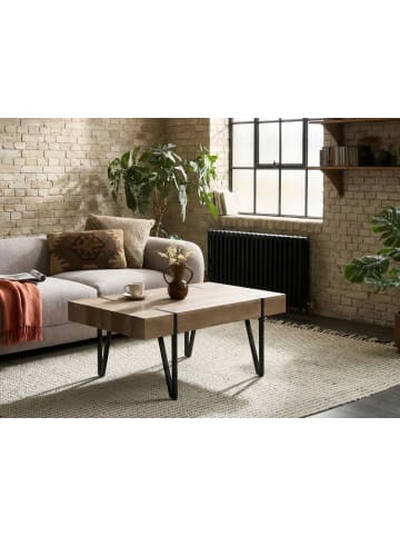 Beliani Couchtisch ADENA in Braun/Schwarz - (W) 60 x (H) 40 x (L) 110 cm