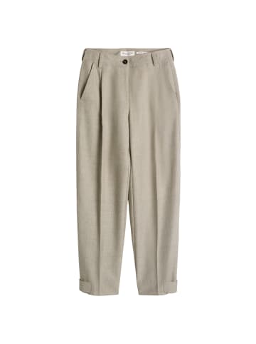 Marc O'Polo Bundfaltenhose regular in Pure Taupe Melange