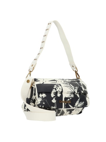 Desigual Silkscreen Tone Schultertasche 24 cm in white