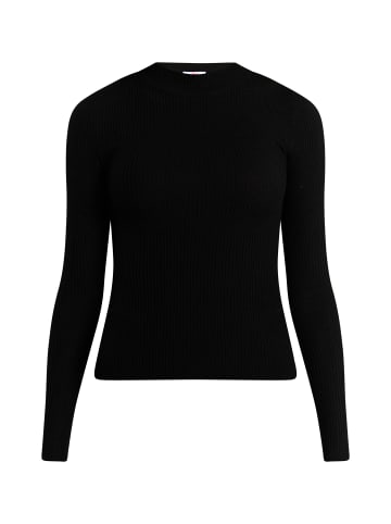 myMo Strick Pullover in Schwarz