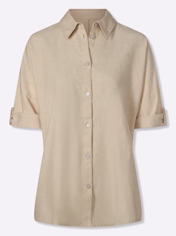 Heine Hemdbluse in sand