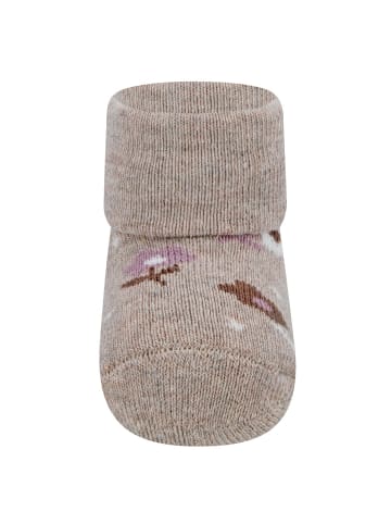 ewers 3er-Set Socken 3er Pack Reh in latte-eichel-dunkel beige mel.