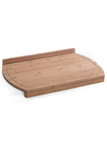 Zeller BAMBOO Schneidebrett, Küche - 2-in-1 in Braun, (B) 38 x (H) 4 x (L) 58 cm