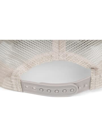 styleBREAKER Mesh Cap in Weiß-Hellgrau