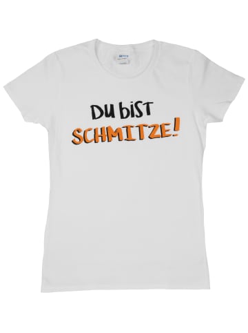 Ralf Schmitz Ralf Schmitz T-Shirt - Du bist schmitze Slim Fit  Tour Fanartikel in weiß