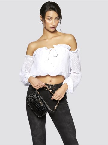Freshlions Off Shoulder Top Grace in Weiss
