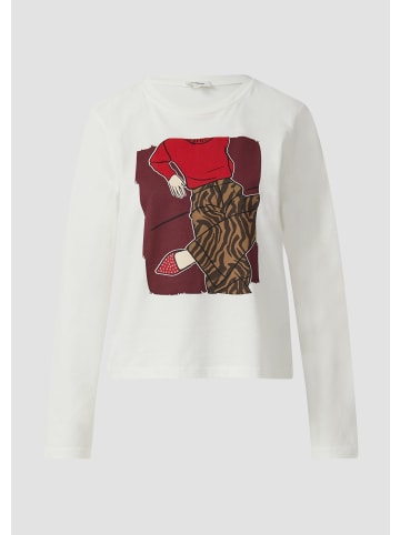 s.Oliver T-Shirt in 02D1_ecru