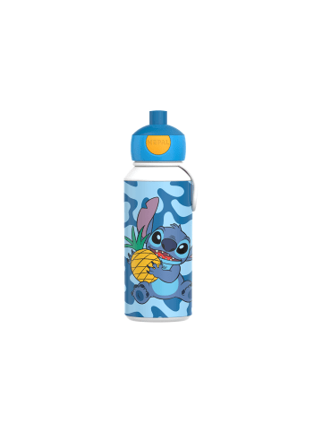 Mepal Pop-Up Trinkflasche Stitch Campus in Blau-Gelb 400 ml in blau-gelb