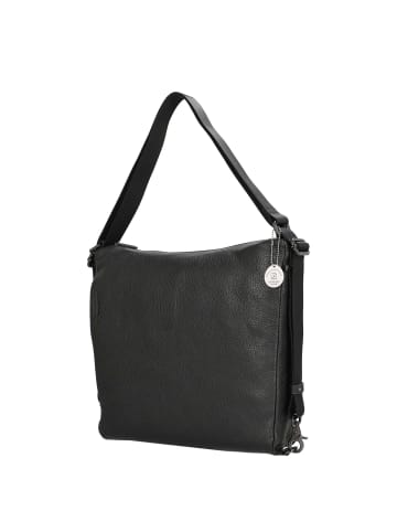 Mandarina Duck Mellow Leather - Schultertasche 36 cm (warm taupe) in nero