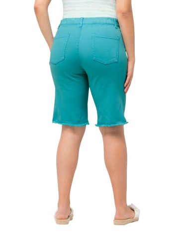 Ulla Popken Bermuda in tiefes aqua
