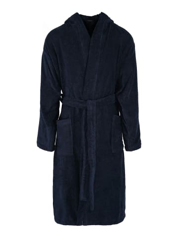 Schiesser Bademantel Essentials in navy