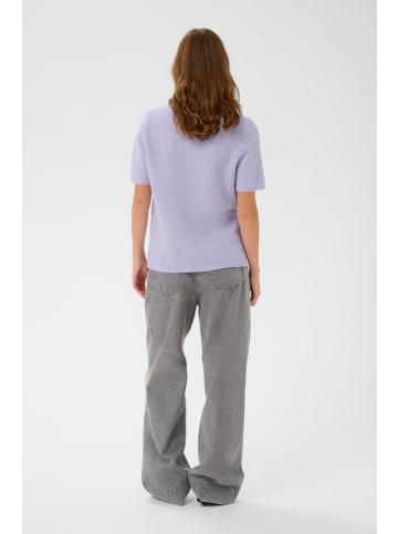 Soaked in Luxury Strickpullover SLAnina Gerade Passform in Purple Heather